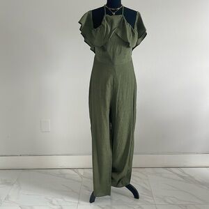Green jumpsuit